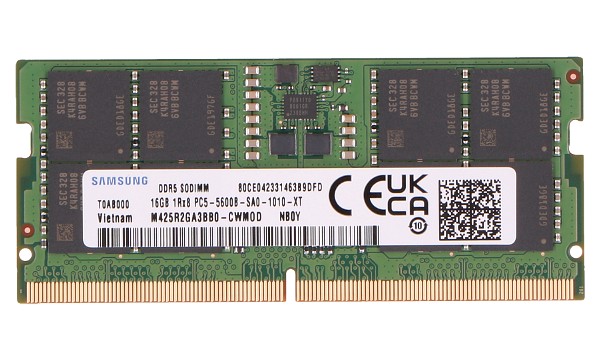 16GB DDR5 5600MHz CL40 SoDIMM