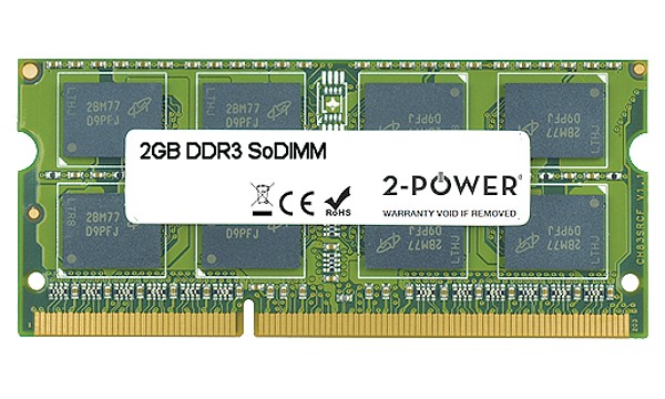 Satellite C650D-100 2GB DDR3 1333MHz SoDIMM