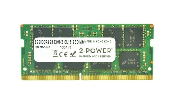 17-x113tx 8GB DDR4 2133MHz CL15 SoDIMM
