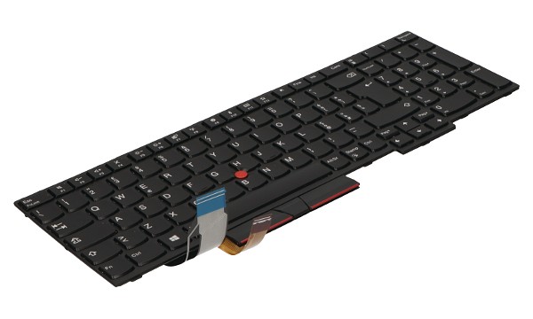 ThinkPad L580 20LX Black Backlit Keyboard (Italian)