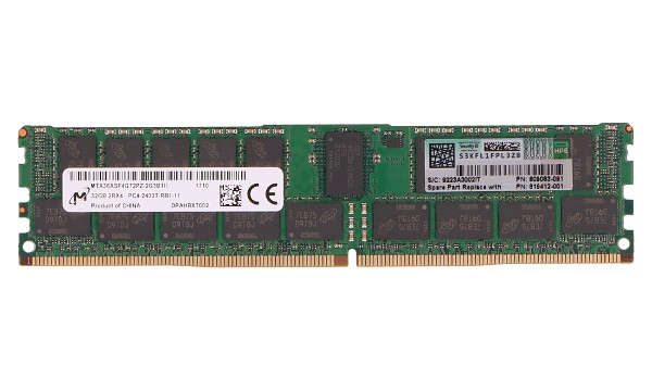 819412-001 SPS-MEMORY DIMM 32GB PC4-2400T-R 2Gx4